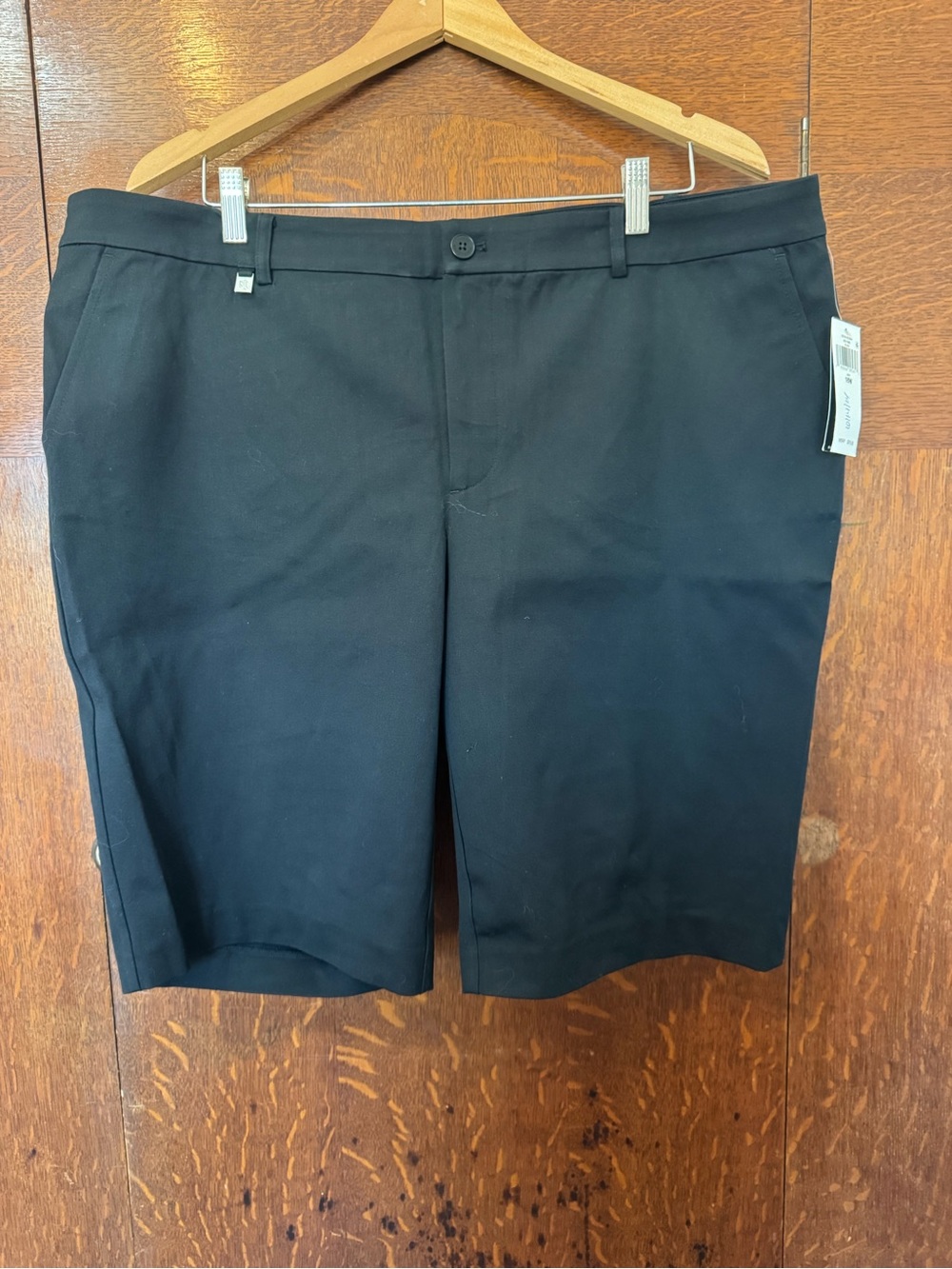 Ralph Lauren Black Flat-Front Women’s Shorts